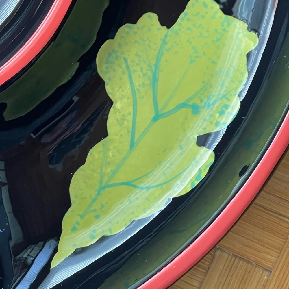 Crate and Barrel hand painted veggie tray